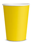Kit décoration fête jaune 8 personnes - Gamme couleur unie