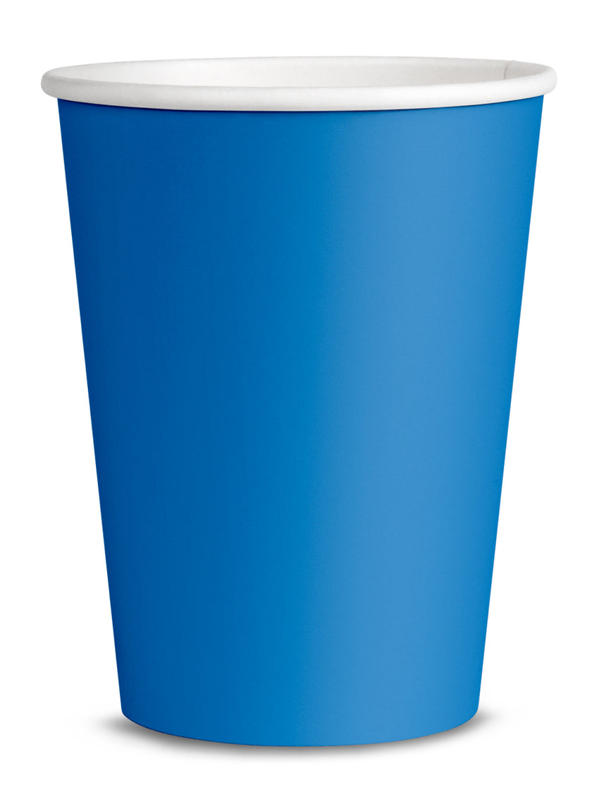 Kit décoration fête bleu foncé 8 personnes - Gamme couleur unie