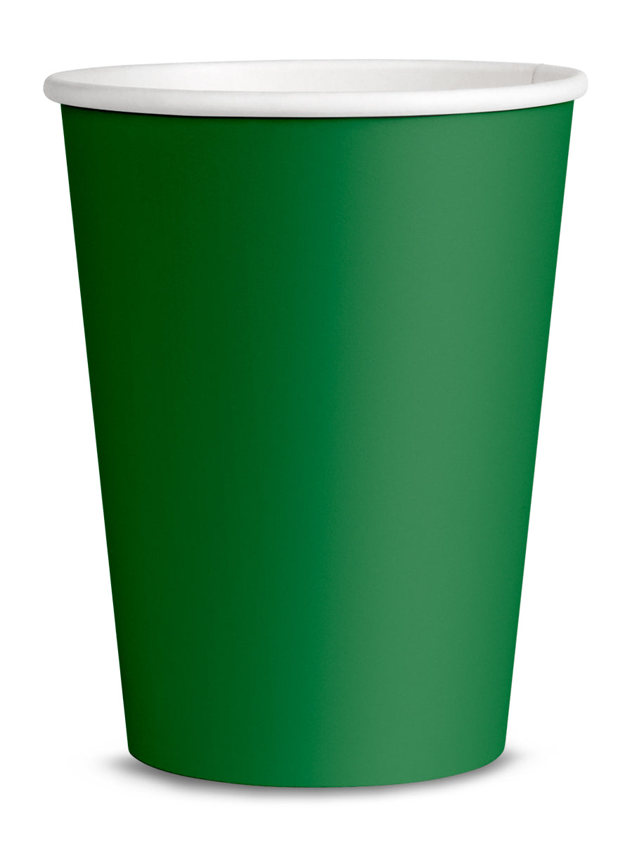 Kit décoration fête vert 8 personnes - Gamme couleur unie
