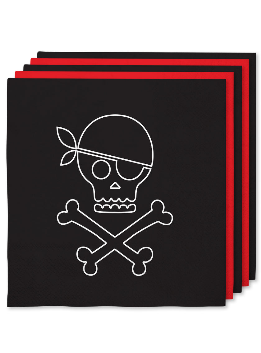 Kit décoration fête de pirates Premium 8 personnes - Pirates Party