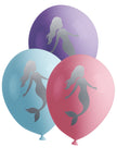 Kit décoration anniversaire sirènes Premium 8 personnes - Beautiful mermaid
