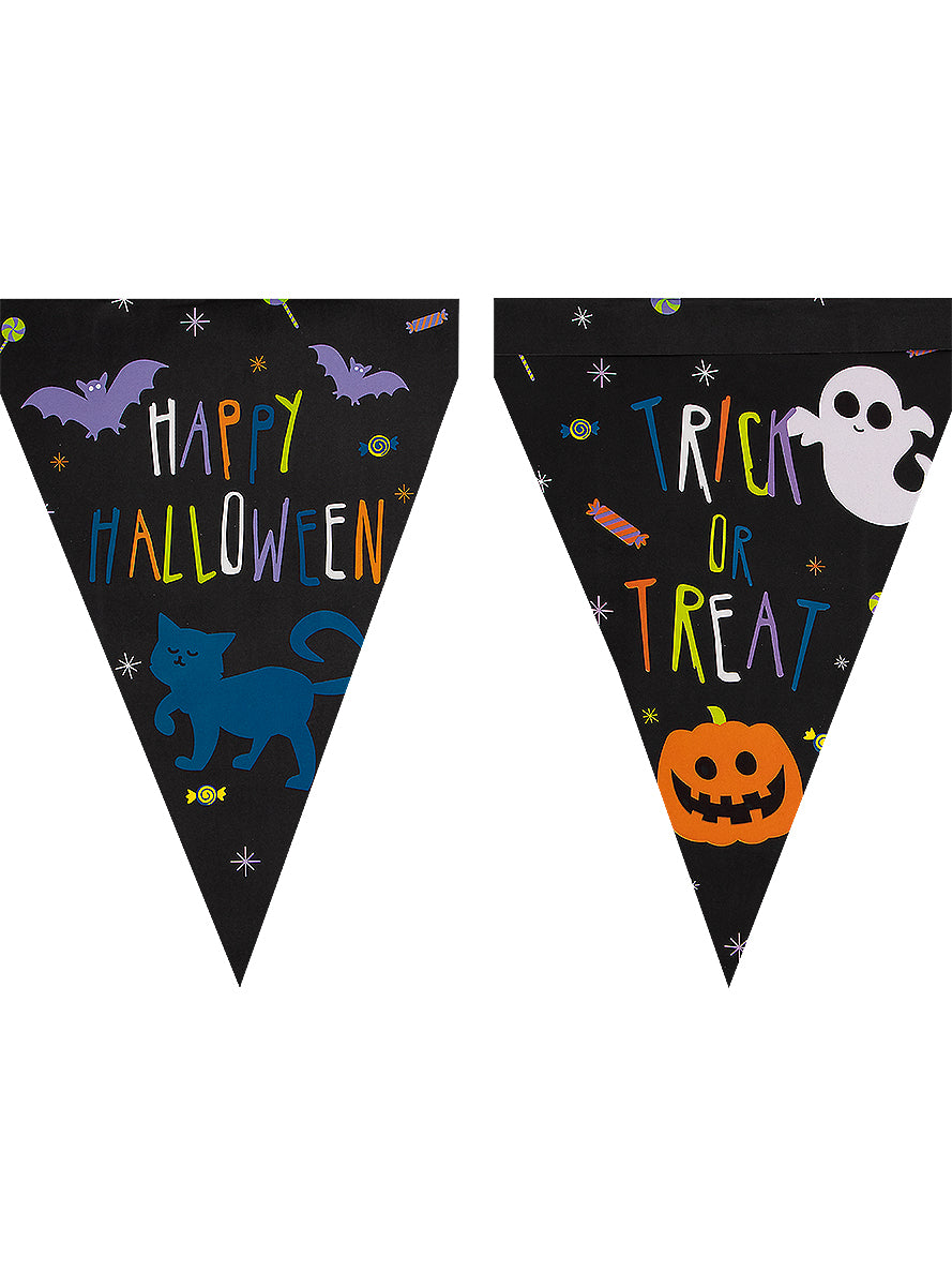 Kit décoration fête de Halloween citrouille Premium 8 personnes - Happy Halloween
