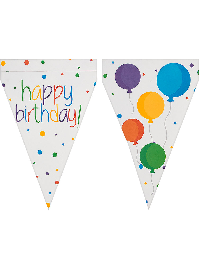 Kit décoration anniversaire Premium 8 personnes - Happy Birthday