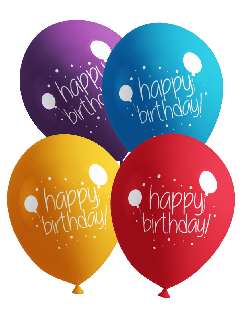 Kit décoration anniversaire Premium 8 personnes - Happy Birthday