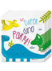 Kit décoration anniversaire dinosaures Premium 8 personnes - Dinosaurs party