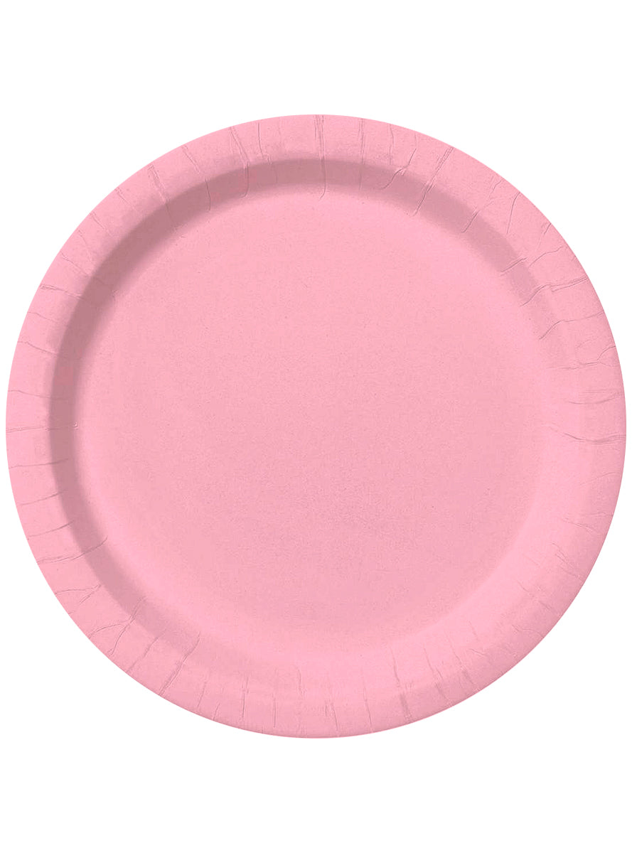 Kit décoration fête rose clair Premium 8 personnes - Gamme couleur unie