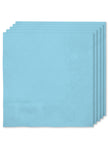 Kit décoration fête bleu ciel Premium 8 personnes - Gamme couleur unie