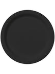 Kit décoration fête noir Premium 8 personnes - Gamme couleur unie
