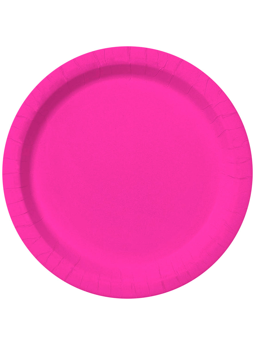 Kit décoration fête fuchsia Premium 8 personnes - Gamme couleur unie