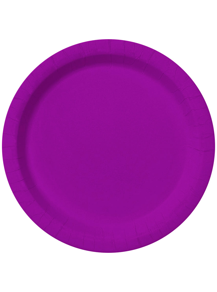 Kit décoration fête violet Premium 8 personnes - Gamme couleur unie