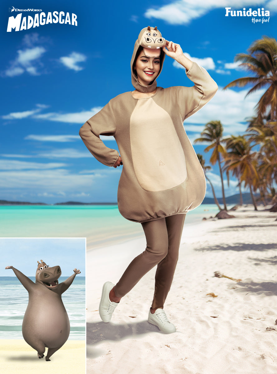 Déguisement Madagascar Gloria lhippopotame adulte