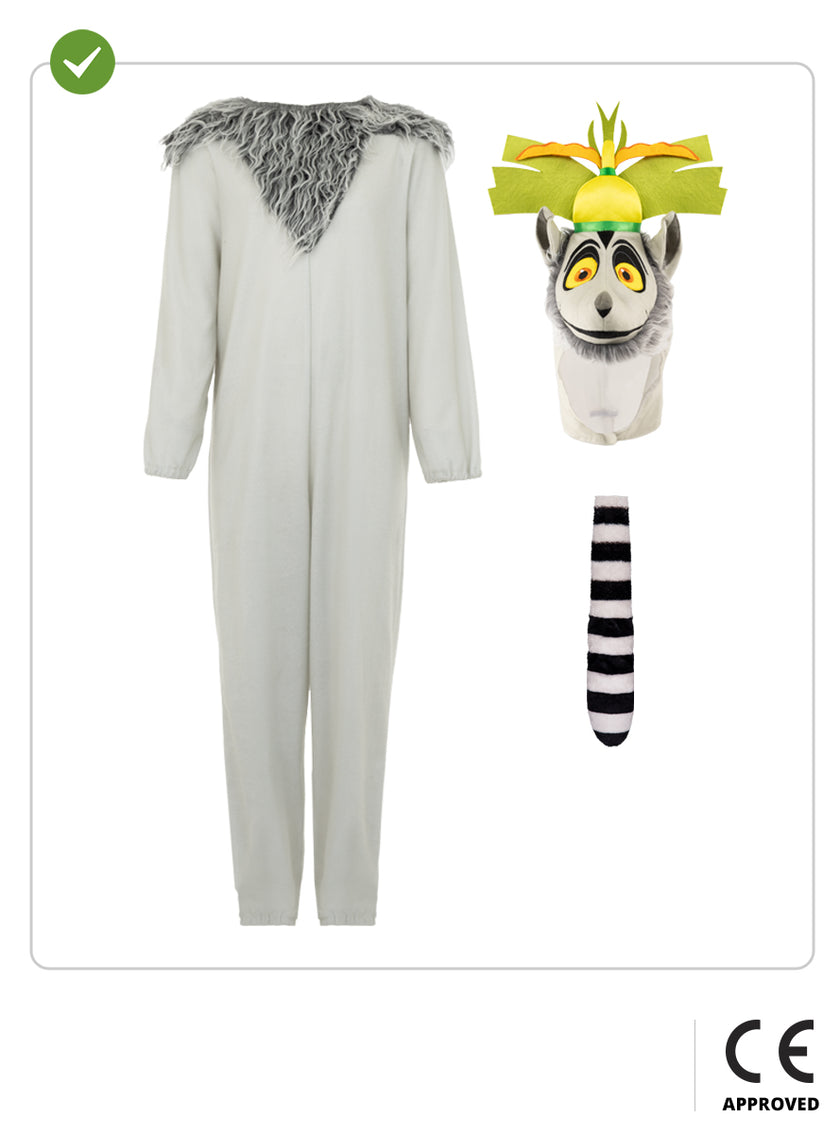 Costume de Madagascar Roi Julien pour enfant