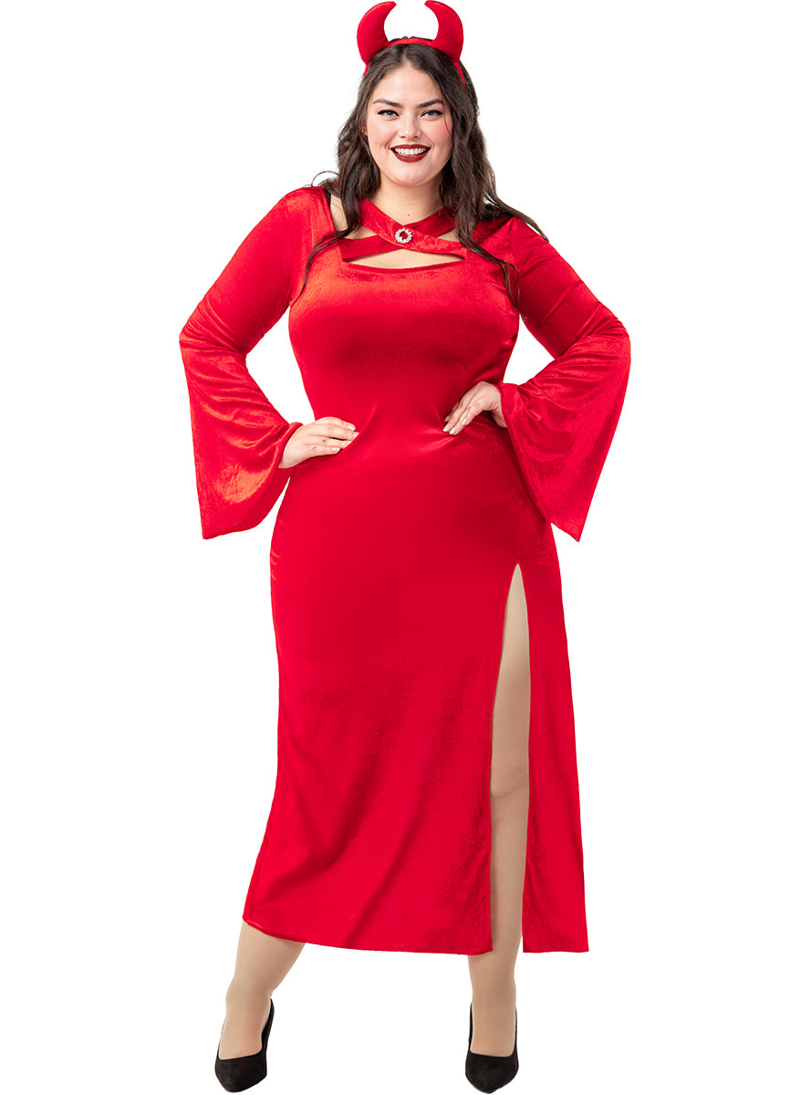Déguisement prêtresse diabolique femme grande taille