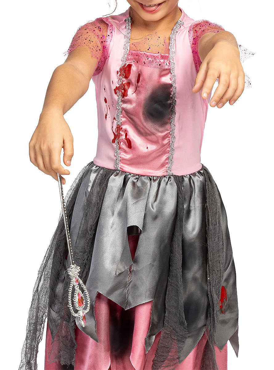 Déguisement princesse zombie fille