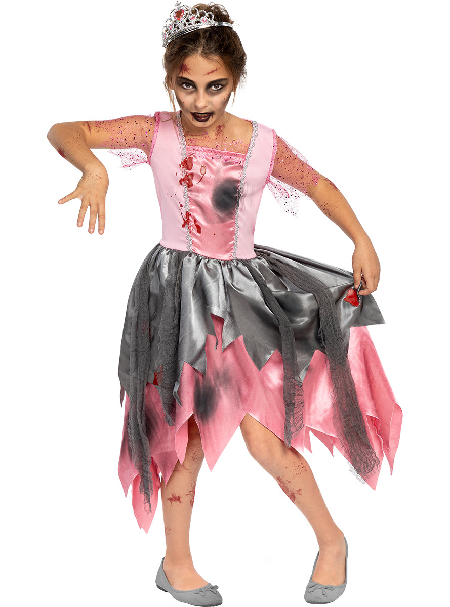 Déguisement princesse zombie fille