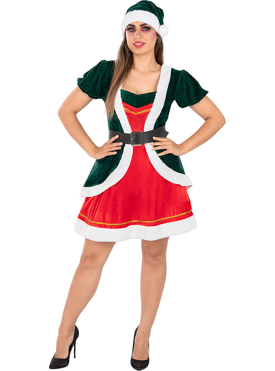 Déguisement lutin de noël sexy femme