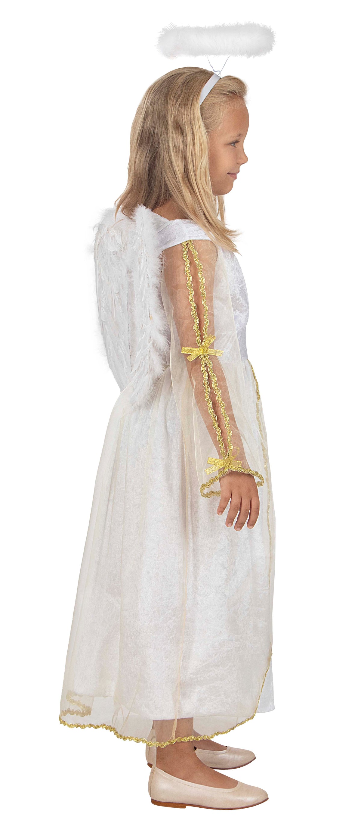 Déguisement ange deluxe fille