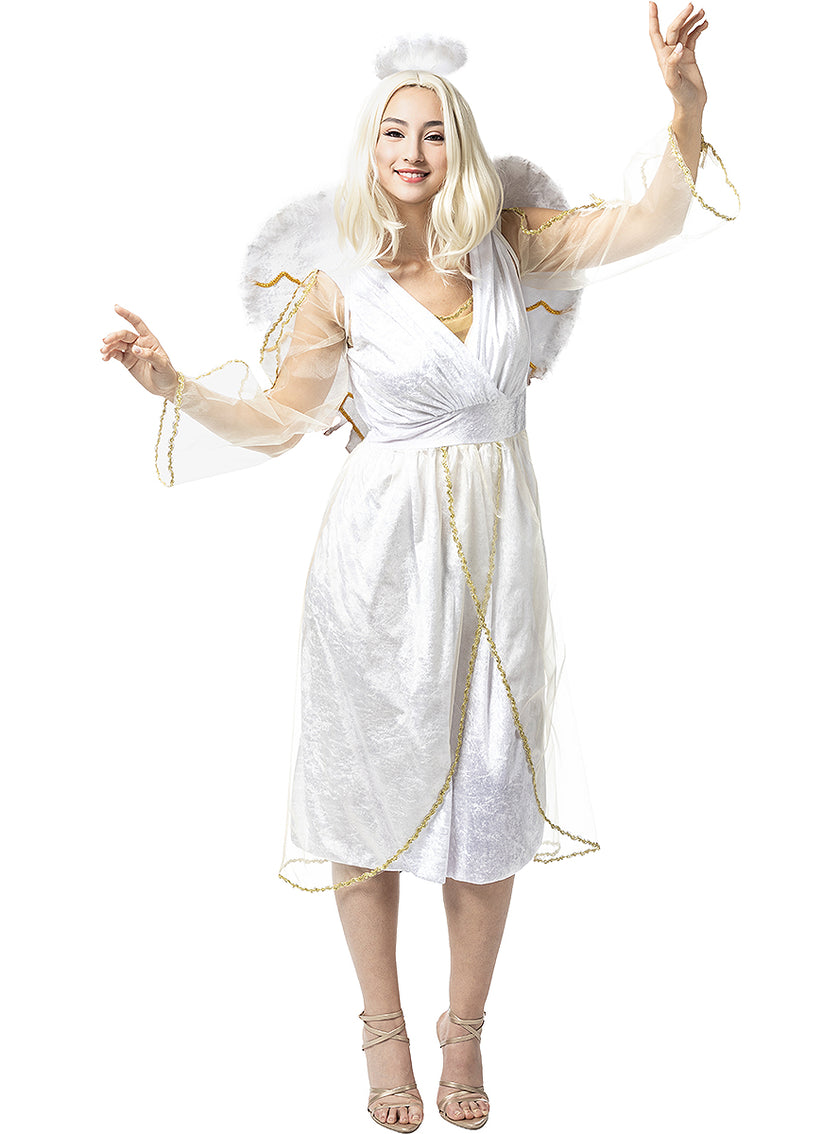 Déguisement ange Deluxe femme