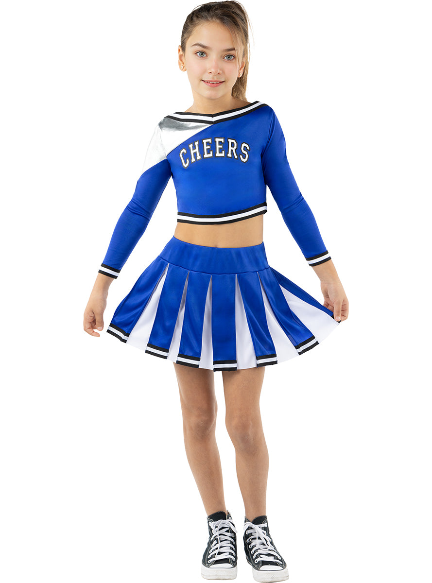 Déguisement de pom-pom girl USA pour fille