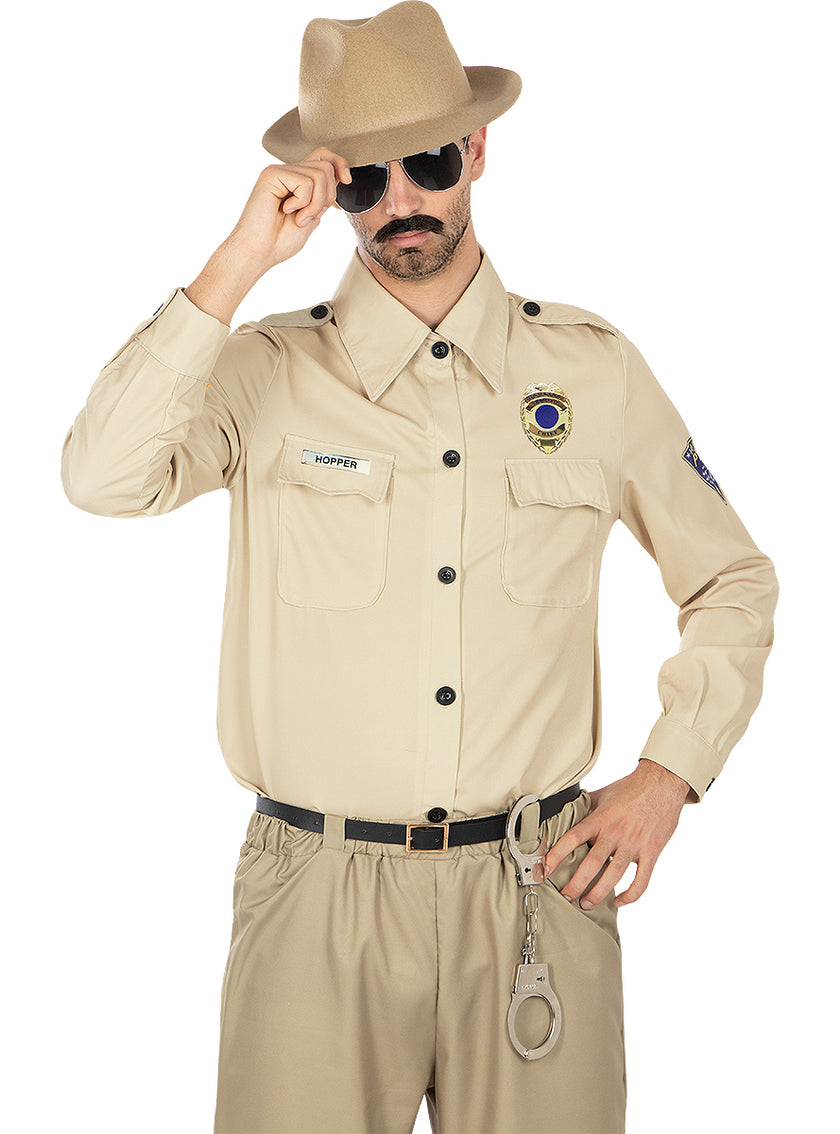 Déguisement Jim Hopper avec chapeau Stranger Things - Officiel Netflix