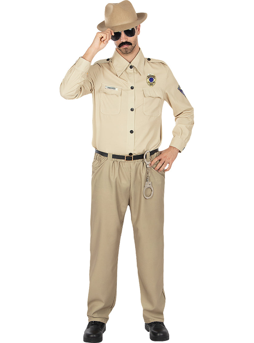 Déguisement Jim Hopper avec chapeau Stranger Things - Officiel Netflix