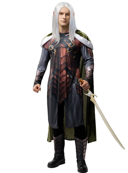 Perruque de Drizzt Do'Urden pour adulte - Donjons et Dragons