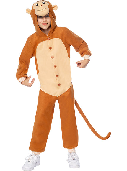 Déguisement singe onesie enfant