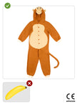 Déguisement singe onesie enfant