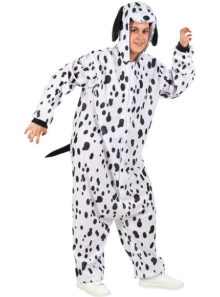 Déguisement chien dalmatien onesie adulte