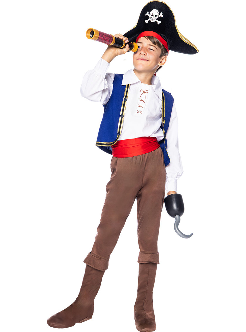 Déguisement pirate coloré garçon