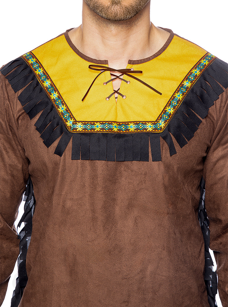 Déguisement Indien Deluxe homme grande taille