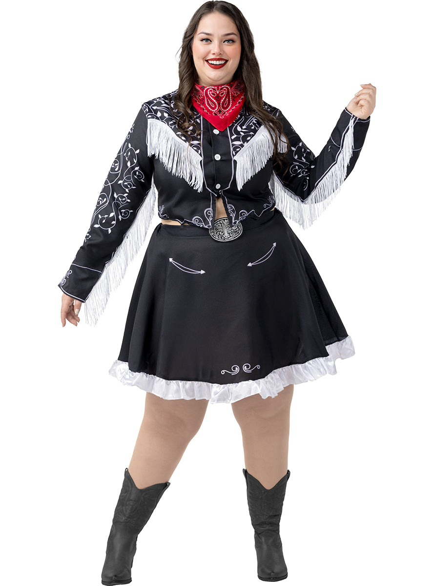 Déguisement cowgirl tireuse femme grande taille