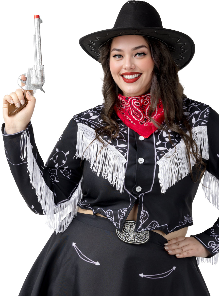 Déguisement cowgirl tireuse femme grande taille