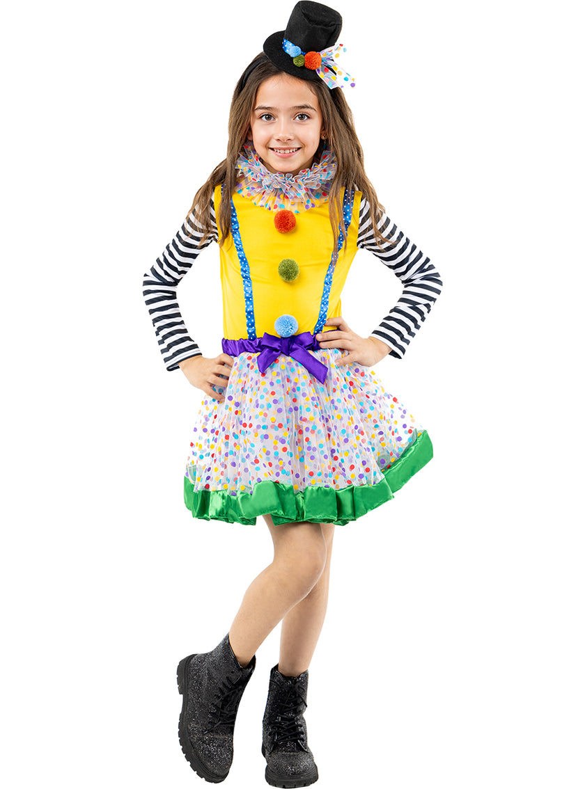 Déguisement clown Deluxe fille