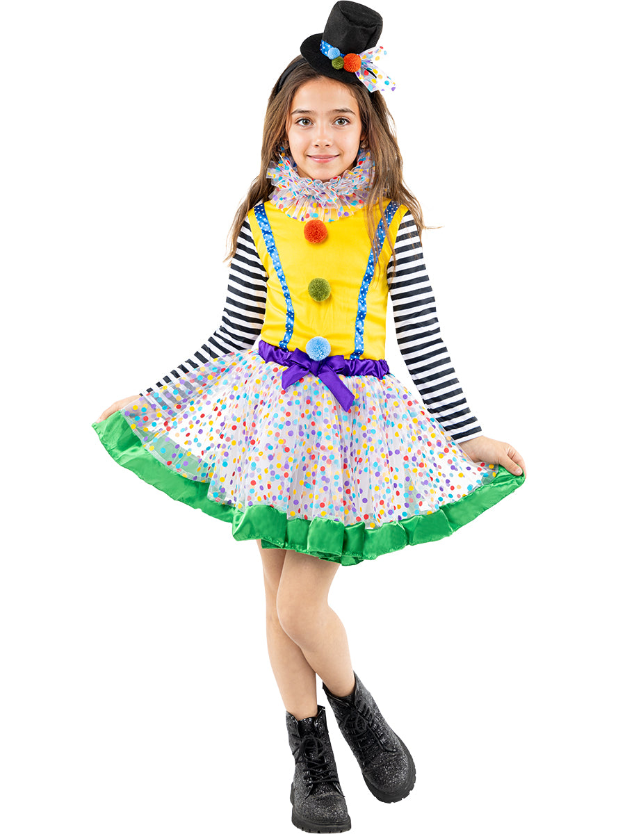 Déguisement clown Deluxe fille