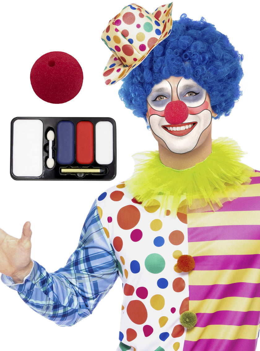 Maquillage clown avec nez