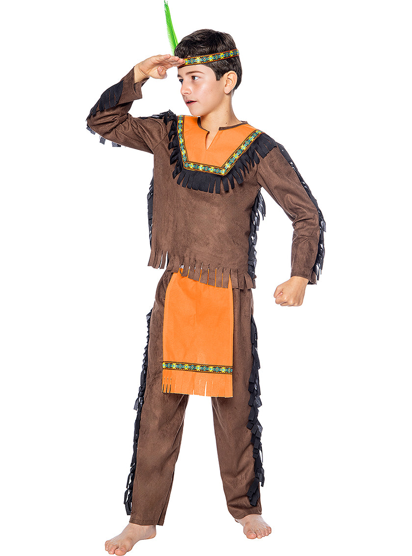 Déguisement Indien Deluxe garçon