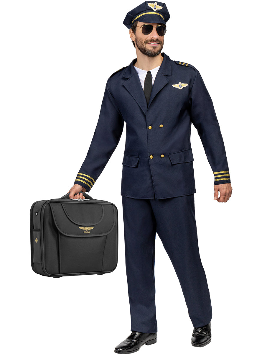 Déguisement pilote d'avion homme