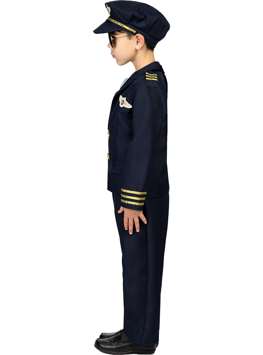 Déguisement pilote d'avion garçon