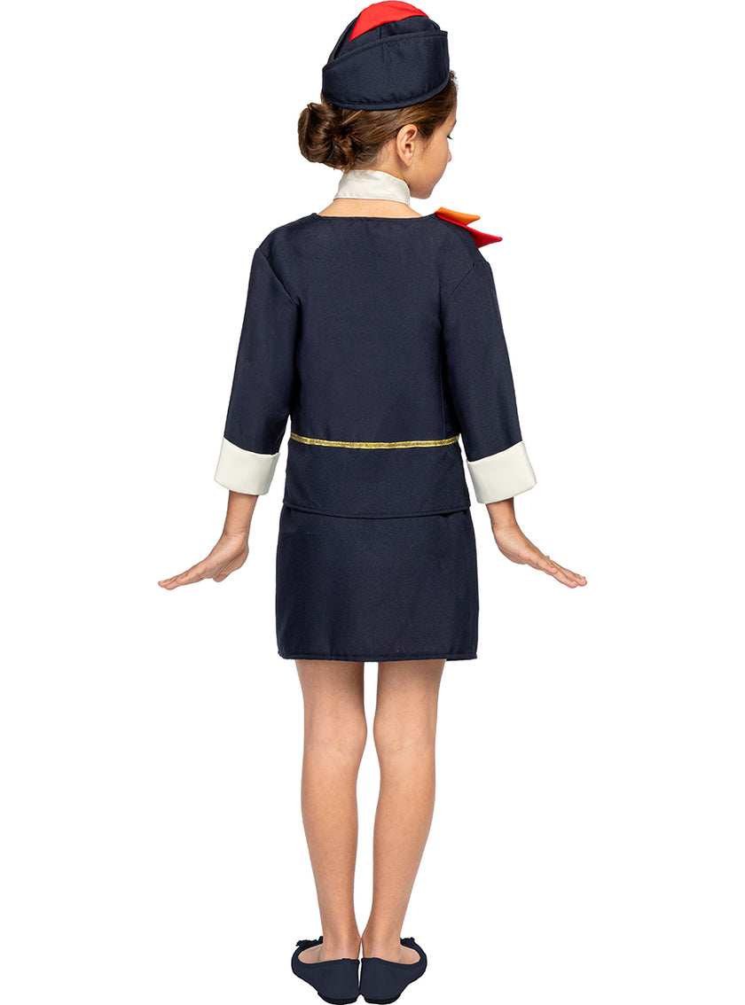 Déguisement hôtesse de l'air femme file
