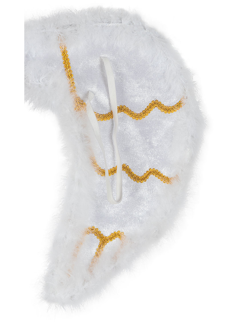 Ailes d'ange blanches et dorées enfant