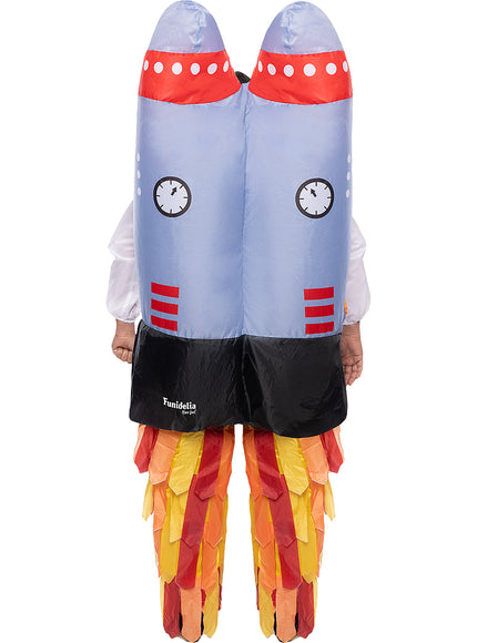 Déguisement fusée gonflable adulte