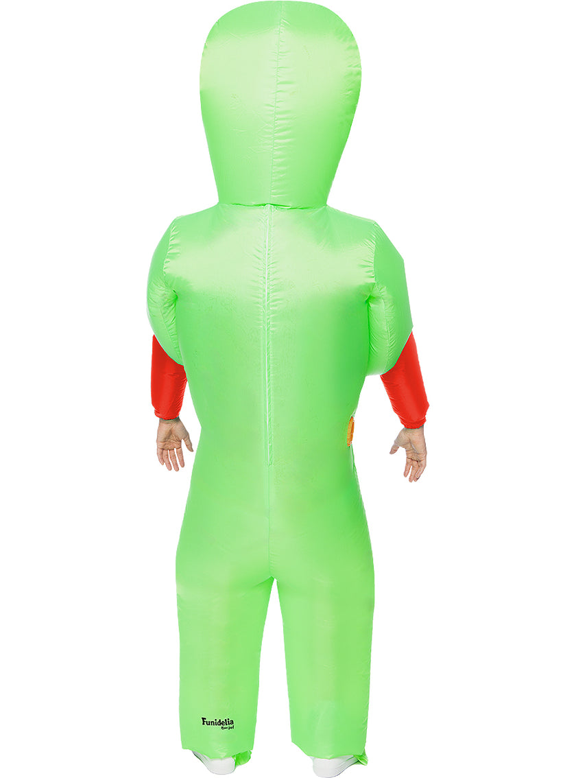 Déguisement alien gonflable adulte
