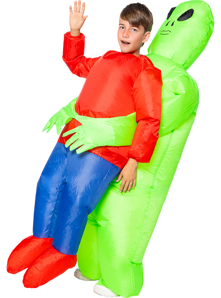Déguisement alien gonflable enfant