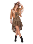 Veste à franges festival femme
