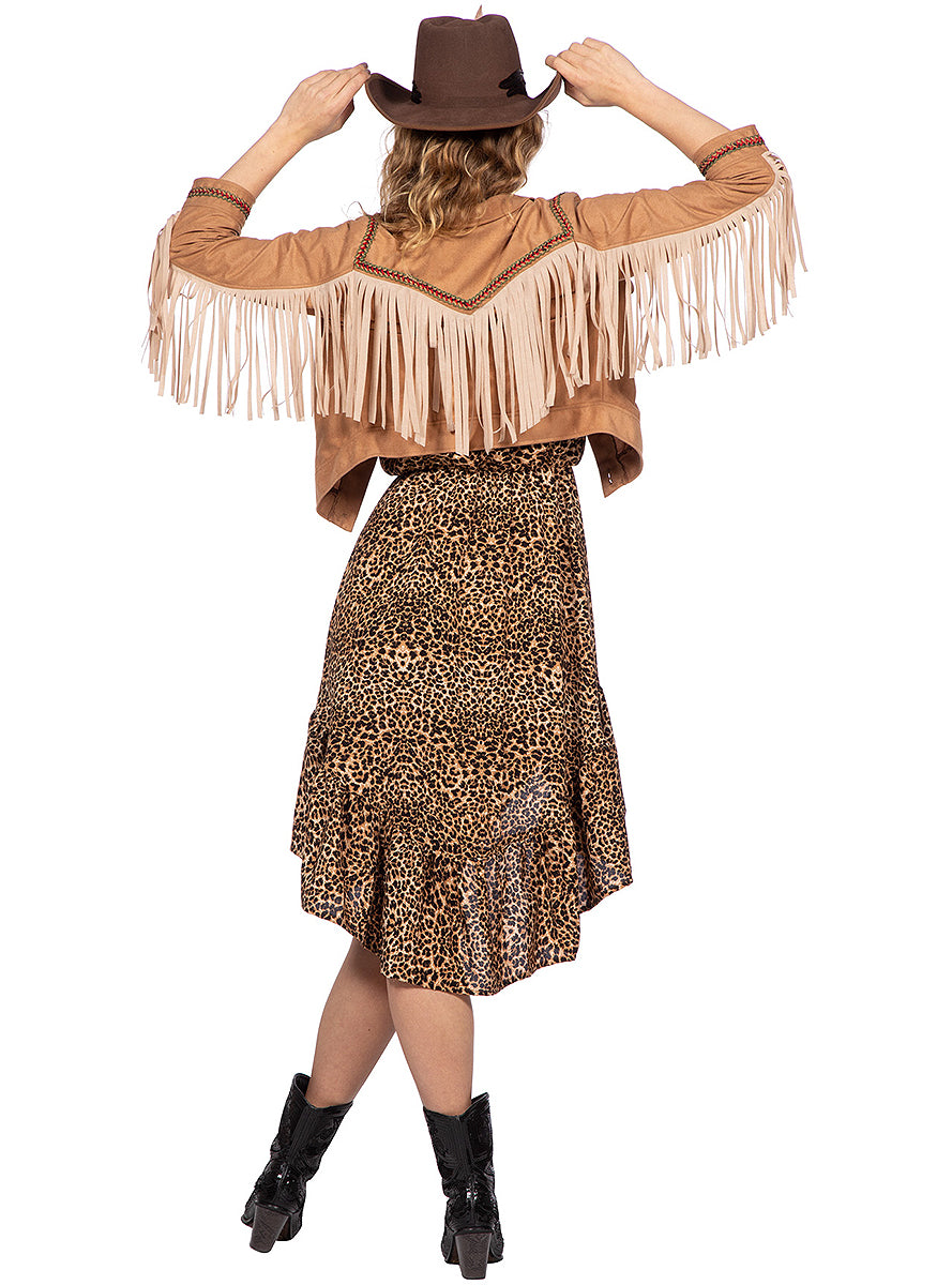 Veste à franges festival femme