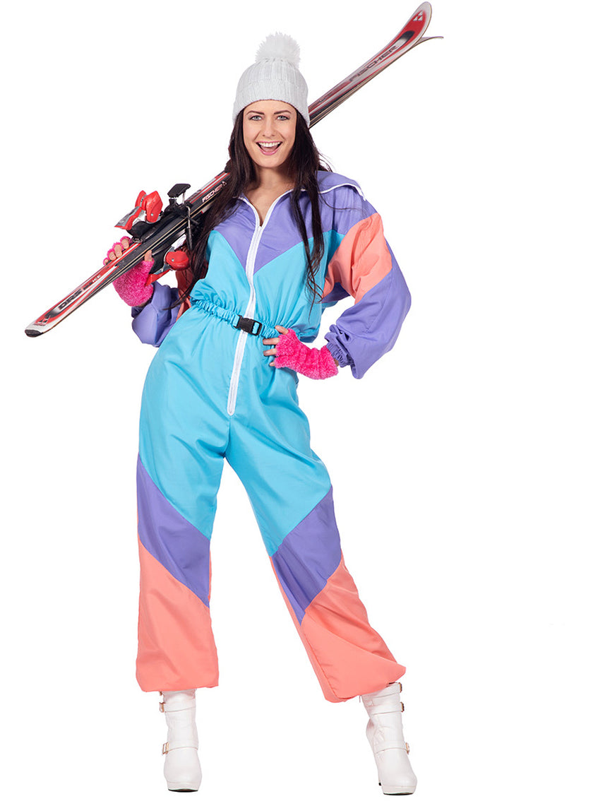 Déguisement skieuse années 80 femme