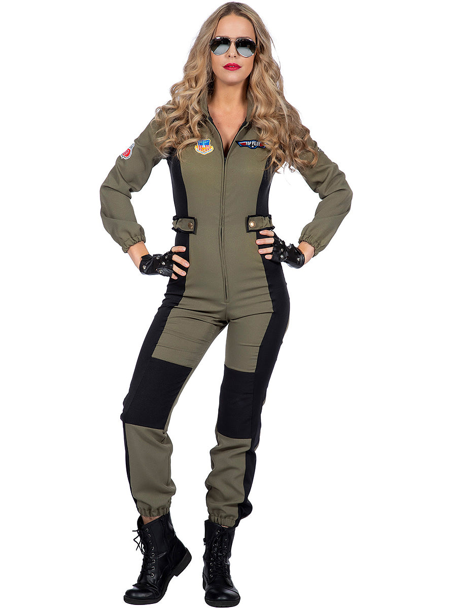 Déguisement pilote femme