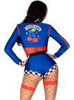 Déguisement pilote de course sexy femme