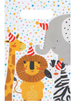 10 sachets à bonbons animaux - Safari
